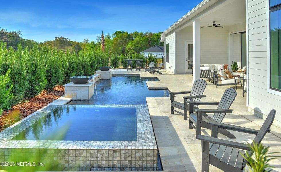 Exterior details and patio area of a home in , Fernandina Beach (Image 22).