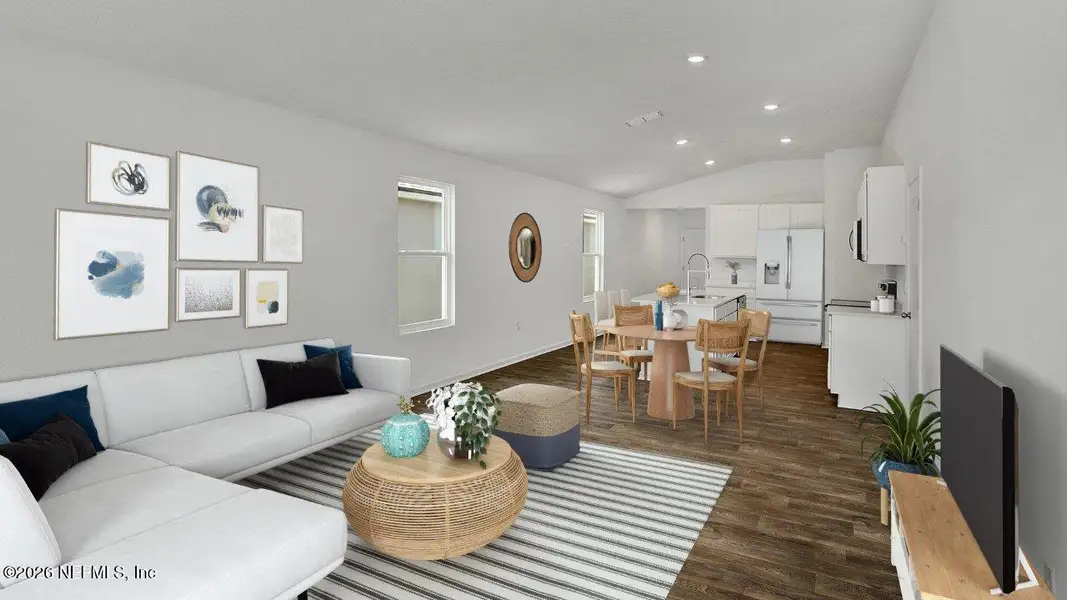 Furnished interior view inside a new home in Grand Reserve, Bunnell (Image 10).