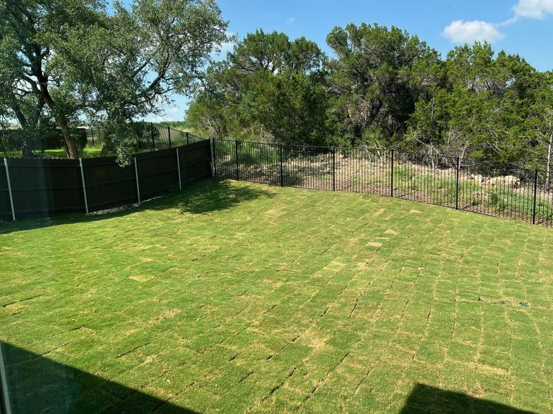 Exterior details and patio area of a home in Riverstone, Georgetown (Image 3). Exterior details and patio area of a home in Riverstone, Georgetown (Image 3).