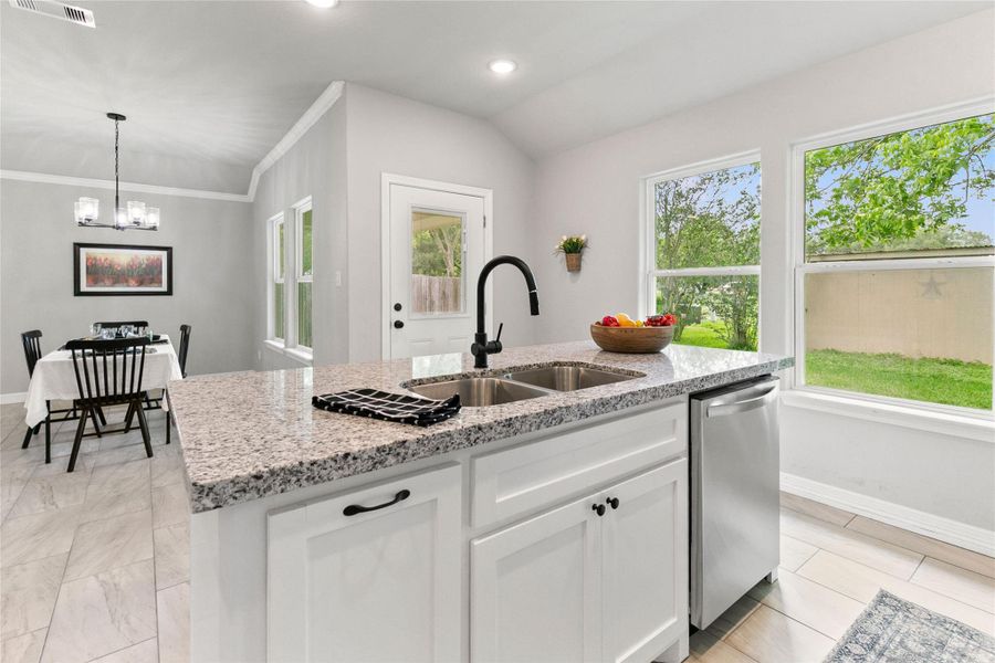 Furnished interior view inside a new home in , Sweeny (Image 7).