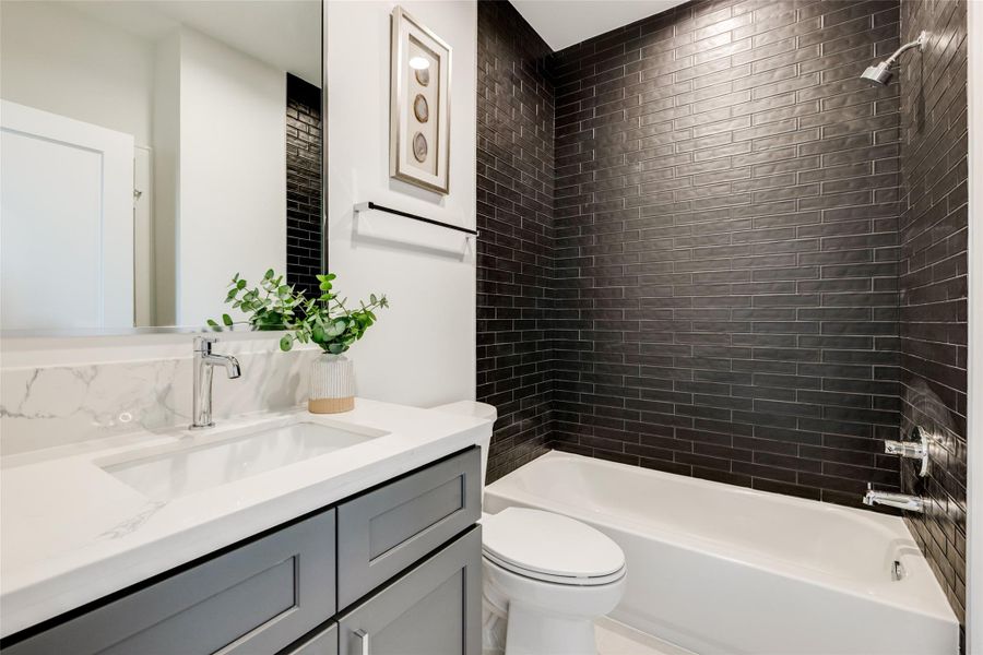 Furnished interior view inside a new home in , Houston (Image 19).