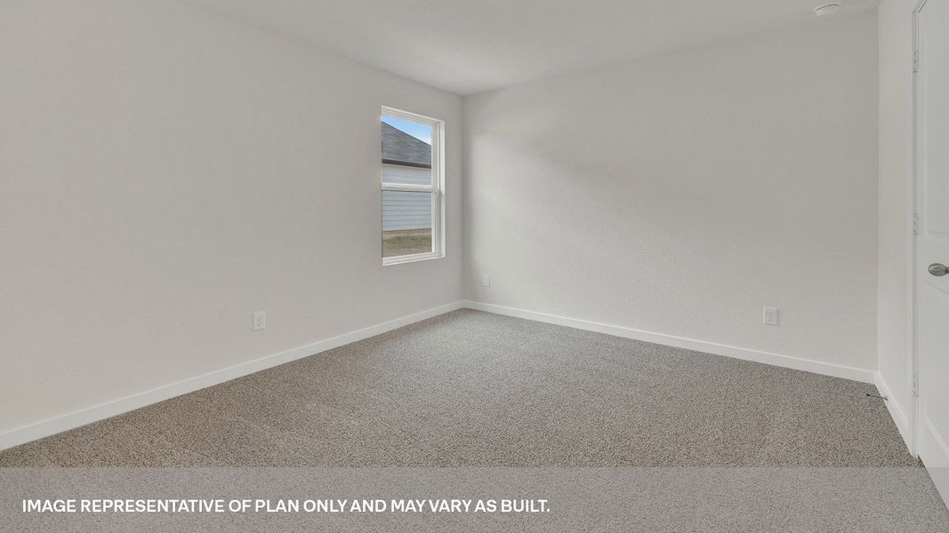 Representative unfurnished interior of a home built from the The Grayson by D.R. Horton in Sonoma Oaks, Fredericksburg (Image 13).