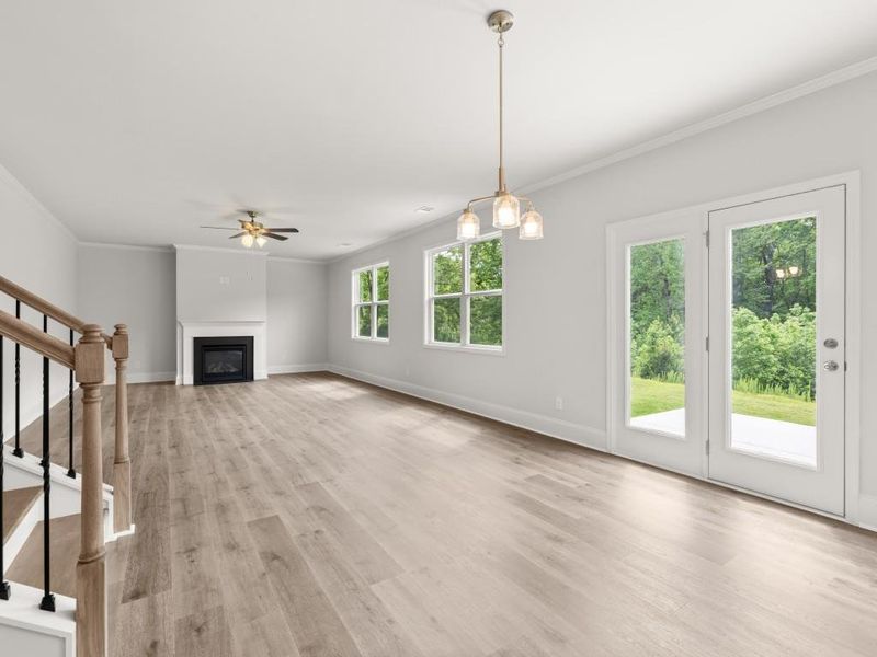 Spacious, unfurnished interior of a new home in Butner Estates, College Park (Image 41).