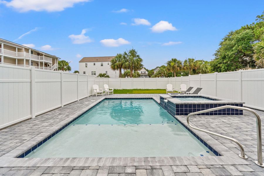 Exterior details and patio area of a home in , Surfside Beach (Image 25).
