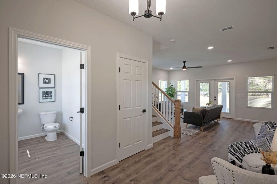 Furnished interior view inside a new home in , St. Johns (Image 10).