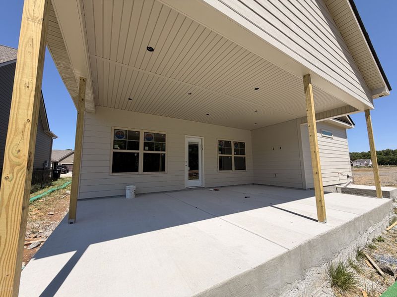 Actual Homes Covered Back Porch