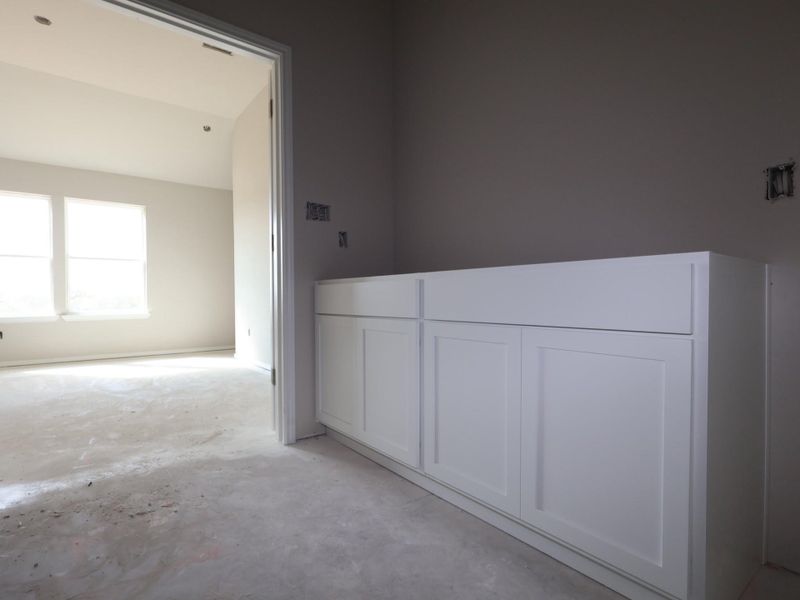 In-progress construction of a new home in Carillon, Manor, TX (Image 8). In-progress construction of a new home in Carillon, Manor, TX (Image 8).