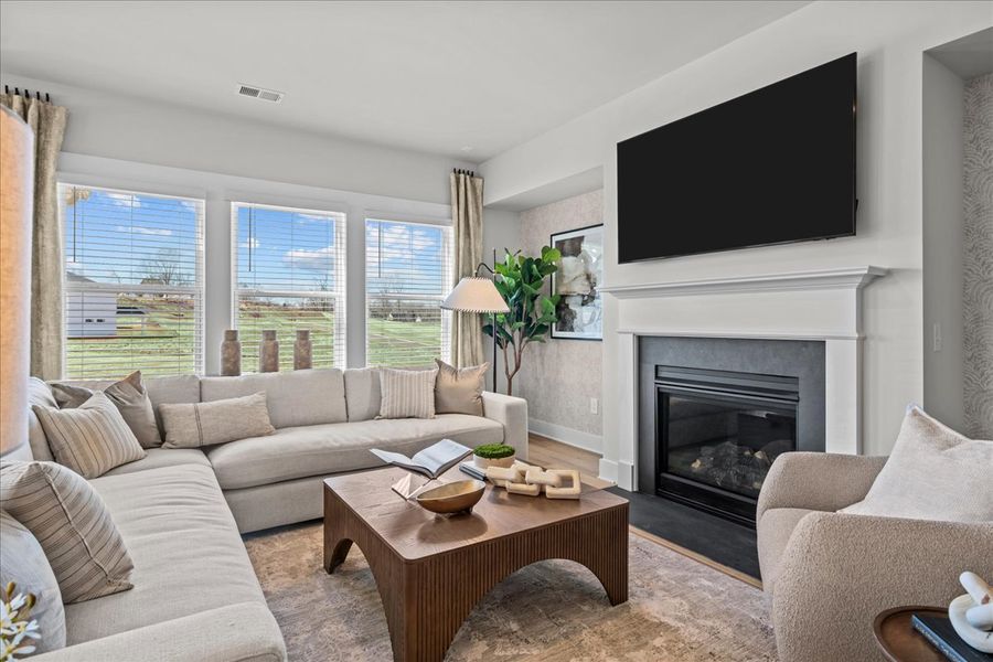Furnished interior view inside a new home in Ashby Woods, Boiling Springs (Image 10).