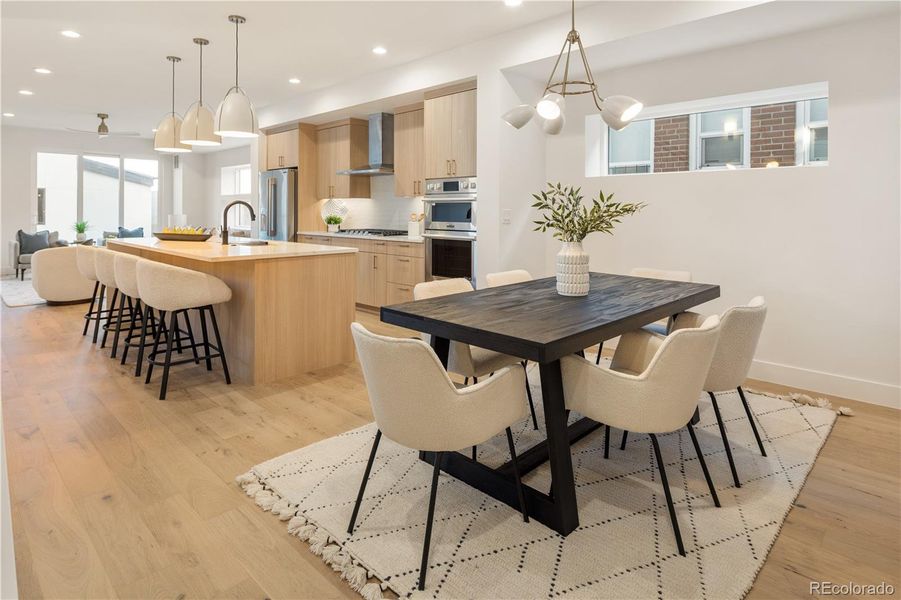 Furnished interior view inside a new home in , Denver (Image 31).