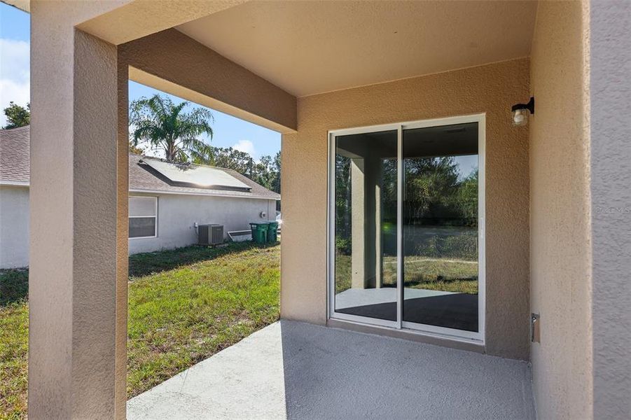 Exterior details and patio area of a home in Deltona Classic, Deltona (Image 6). Exterior details and patio area of a home in Deltona Classic, Deltona (Image 6).