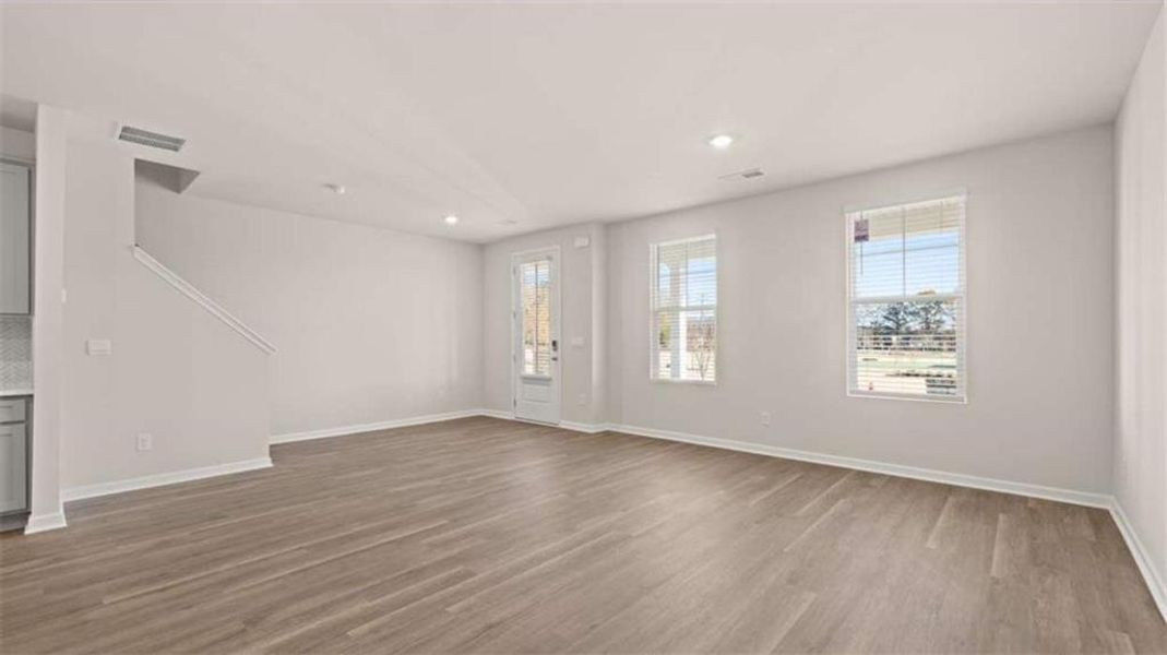 Spacious, unfurnished interior of a new home in Brookland Commons, Monroe (Image 19).