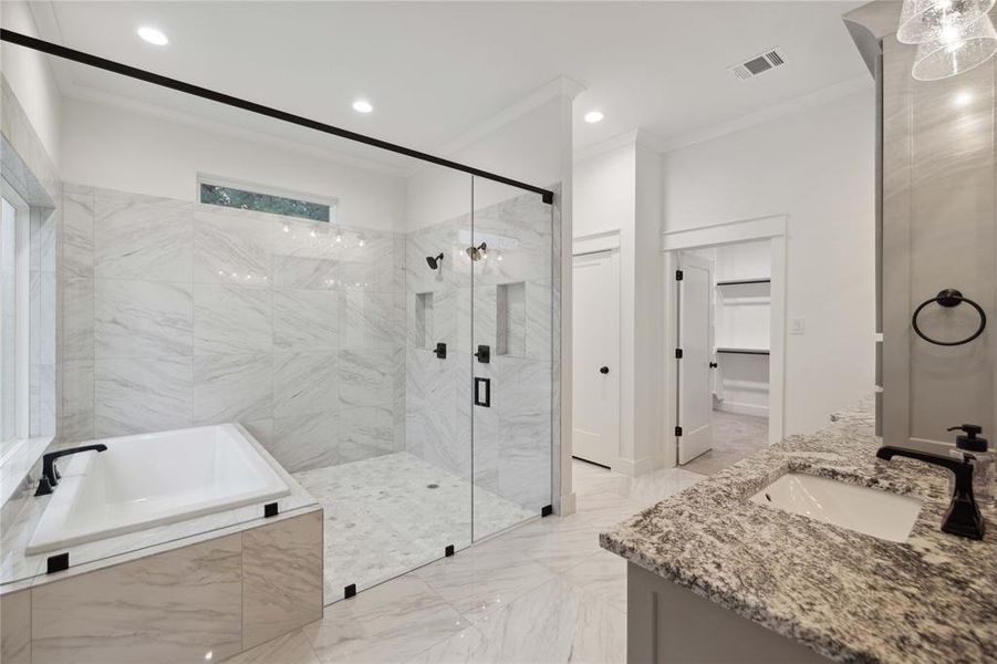 Furnished interior view inside a new home in Vintage Oaks, Weatherford (Image 29).