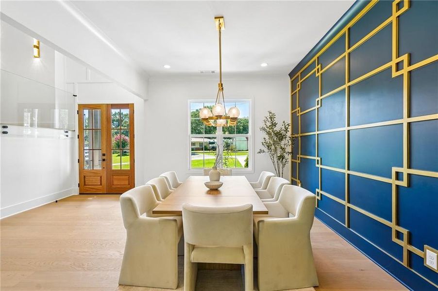 Furnished interior view inside a new home in , Buford (Image 5).