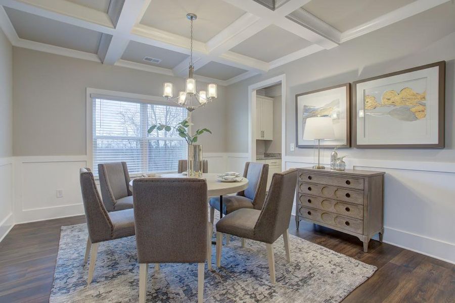 Furnished interior view inside a new home in Livingstone Park, Kennesaw (Image 5).
