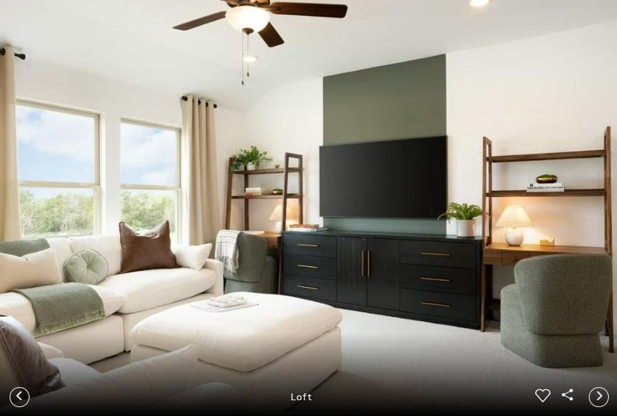 Interior photos- Photo of Pulte model home with same floor plan, not of actual home listed.