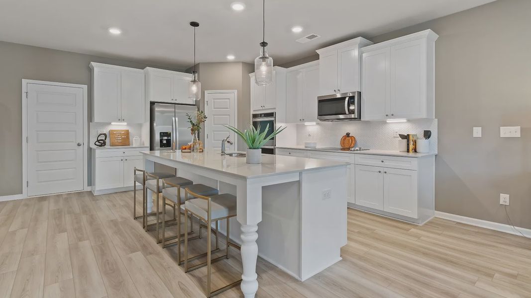 Representative furnished interior of a home built from the McKinley II - SL by DRB Homes in Brighton, Locust Grove (Image 19).