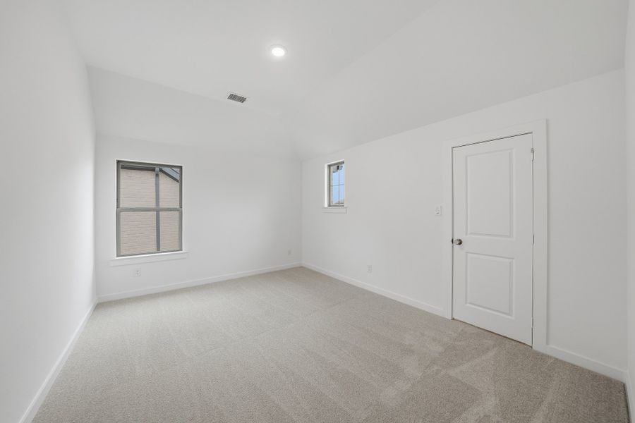 Spacious, unfurnished interior of a new home in Light Farms Brenham - 40' Lots, Celina (Image 30). Spacious, unfurnished interior of a new home in Light Farms Brenham - 40' Lots, Celina (Image 30).