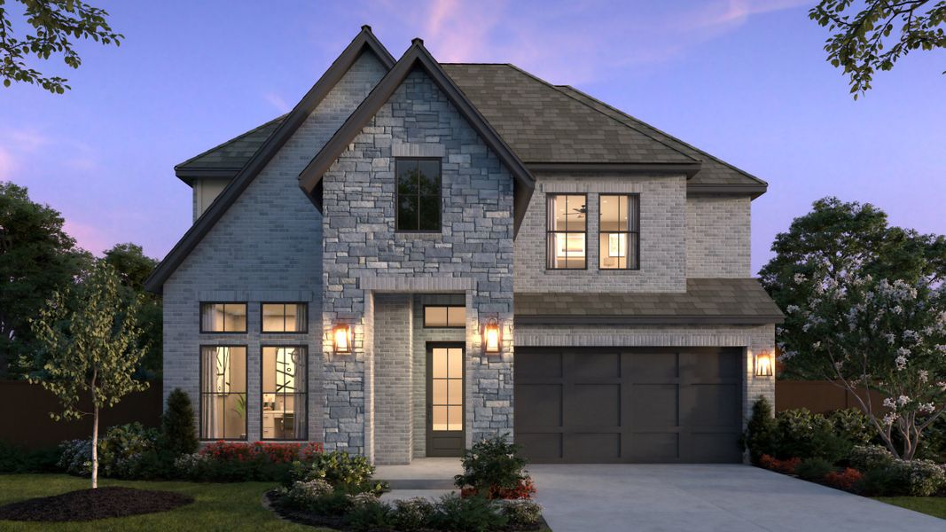 Representative exterior photo of a completed home built from the Lakewood III by Southgate Homes in Painted Tree 50' Series, McKinney, TX (Image 19). Representative exterior photo of a completed home built from the Lakewood III by Southgate Homes in Painted Tree 50' Series, McKinney, TX (Image 19).