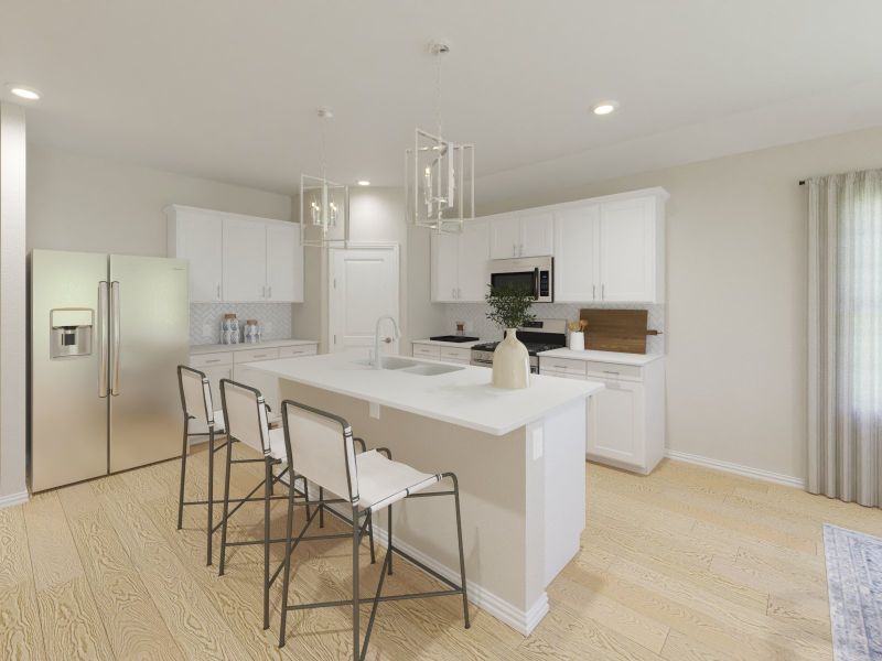 Furnished interior view inside a new home in River Ridge, Crandall (Image 3). Furnished interior view inside a new home in River Ridge, Crandall (Image 3).