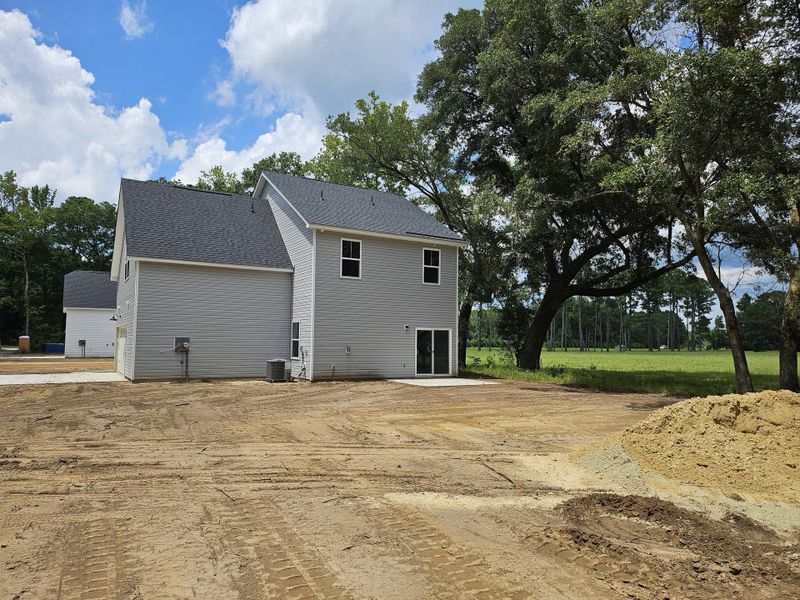 Exterior details and patio area of a home in , Awendaw (Image 3). Exterior details and patio area of a home in , Awendaw (Image 3).
