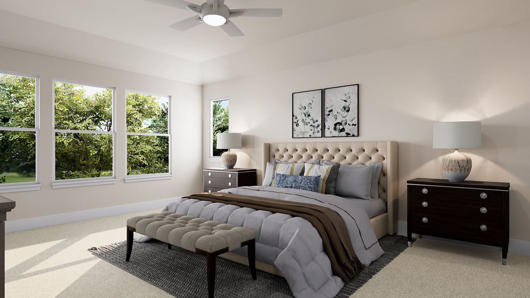 Representative furnished interior of a home built from the Magnolia by Tri Pointe Homes in Landmark, Denton (Image 13). Representative furnished interior of a home built from the Magnolia by Tri Pointe Homes in Landmark, Denton (Image 13).