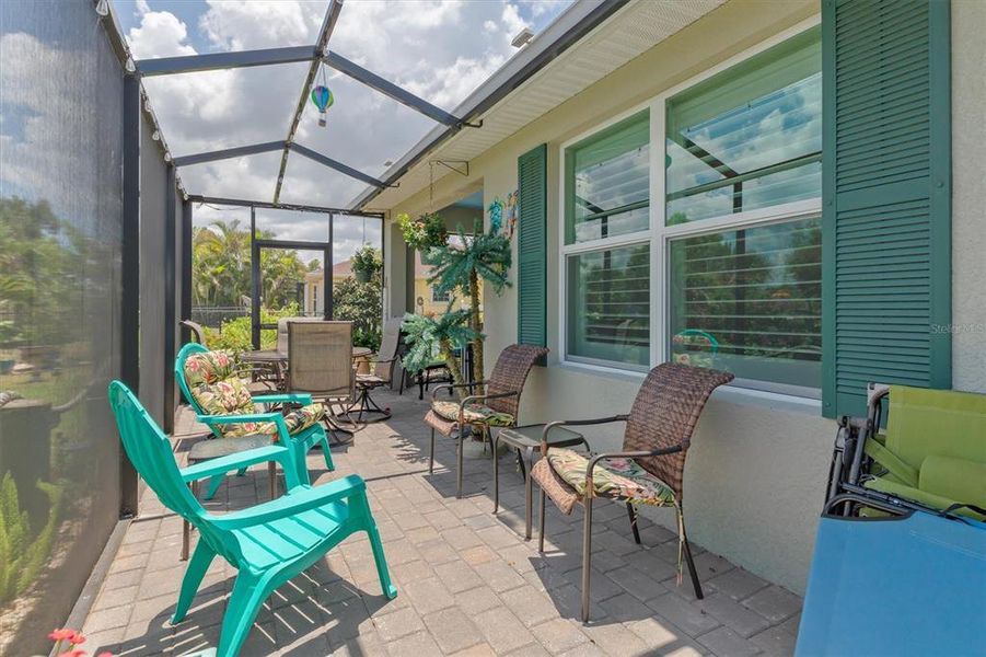 Exterior details and patio area of a home in Burnt Store Village, Punta Gorda (Image 24).