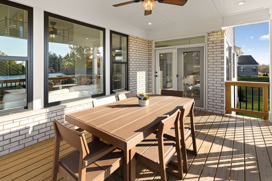 Representative exterior details of a home built from the Pearson by Fischer Homes in Woodberry, Canton (Image 3).