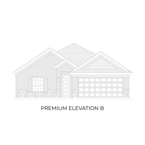 Representative rendering of the exterior for the Madison Select 2F by First Texas Homes (Image 2).