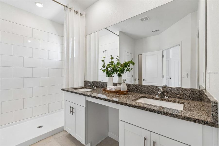 Furnished interior view inside a new home in , Tampa (Image 16). Furnished interior view inside a new home in , Tampa (Image 16).