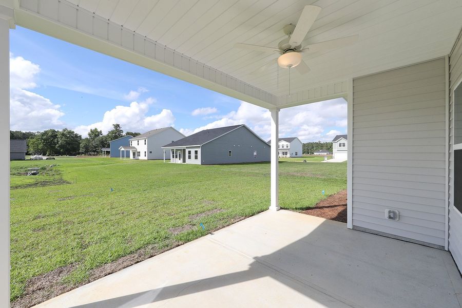 Exterior details and patio area of a home in Garden Grove, Conway (Image 18).