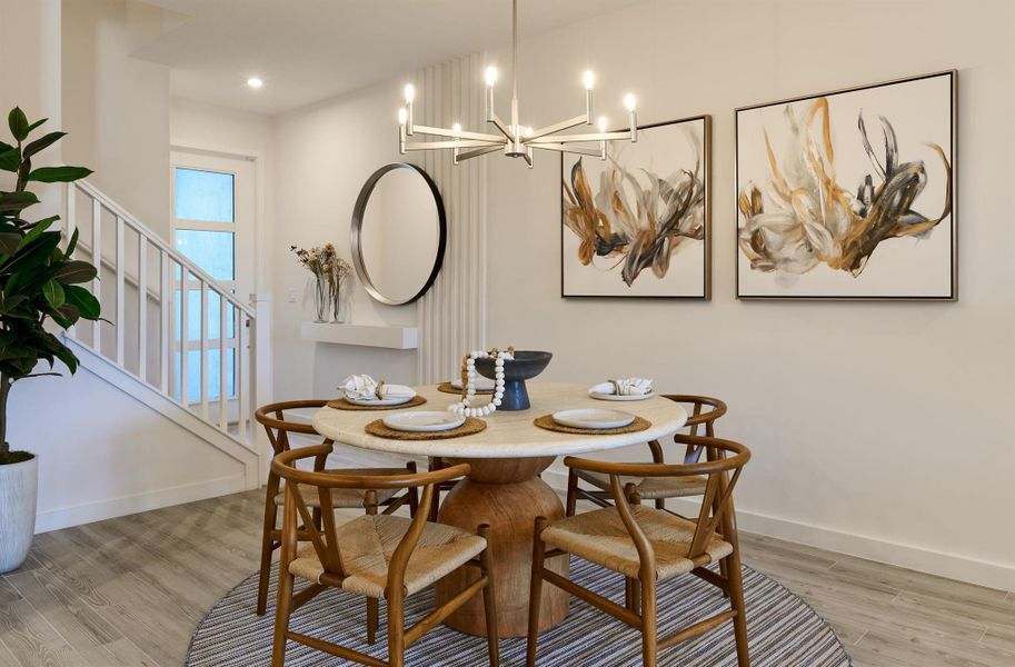 Furnished interior view inside a new home in Forest – Townhomes, Lake Worth (Image 2).