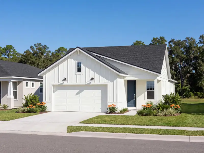 Representative exterior photo of a completed home built from the Contour by Del Webb in Del Webb Flagler Beach, Palm Coast, FL (Image 25). Representative exterior photo of a completed home built from the Contour by Del Webb in Del Webb Flagler Beach, Palm Coast, FL (Image 25).