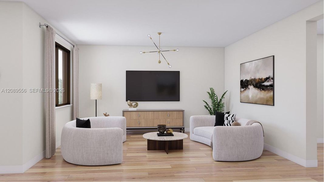 Furnished interior view inside a new home in Parkland Royale, Parkland (Image 17).