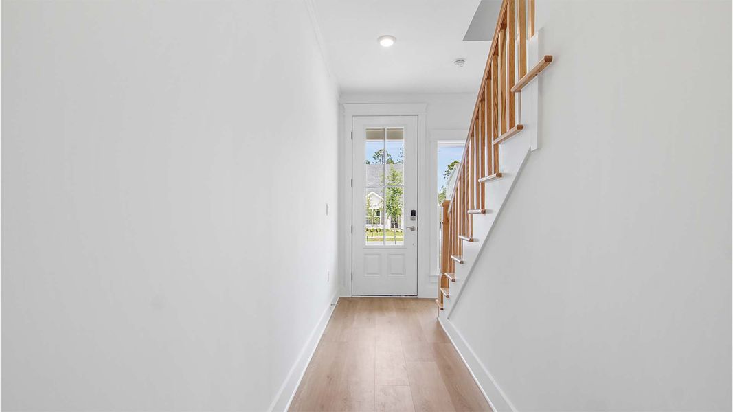 Spacious, unfurnished interior of a new home in Breakfast Point East Phase I, Panama City Beach (Image 23). Spacious, unfurnished interior of a new home in Breakfast Point East Phase I, Panama City Beach (Image 23).