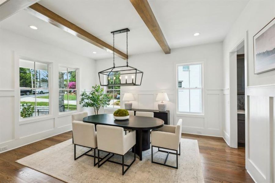 Furnished interior view inside a new home in , Atlanta (Image 18).