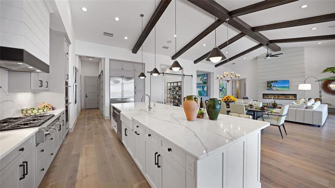 Furnished interior view inside a new home in , Venice (Image 38).