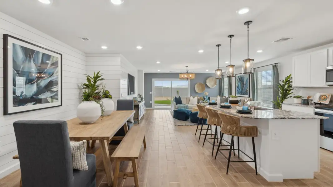 Furnished interior view inside a new home in Remington, Buckeye (Image 10).