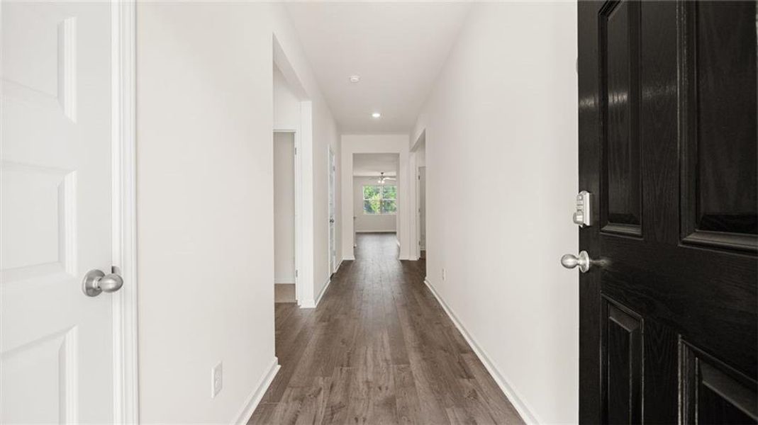 Spacious, unfurnished interior of a new home in The Reserve at Calcutta, Stockbridge (Image 13). Spacious, unfurnished interior of a new home in The Reserve at Calcutta, Stockbridge (Image 13).