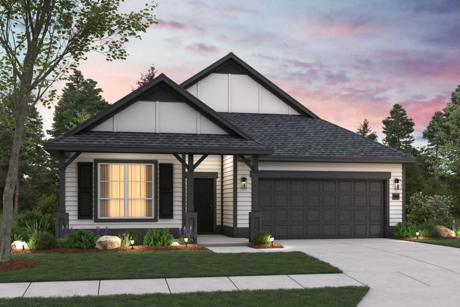 Representative exterior photo of a completed home built from the Cottonwood II Trinity Grove Signature by Brohn Homes in Trinity Grove, Spring, TX (Image 14).