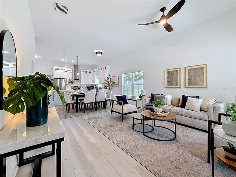 Furnished interior view inside a new home in , St. Petersburg (Image 8).