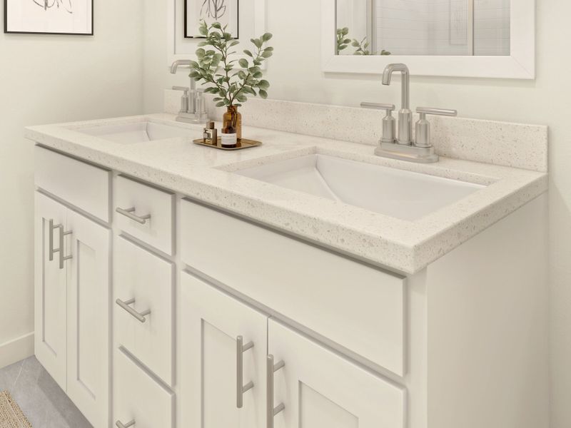 Primary bath vanity Primary bath vanity