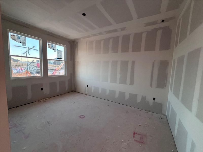 In-progress construction of a new home in The Colony 45s, Bastrop, TX (Image 21).