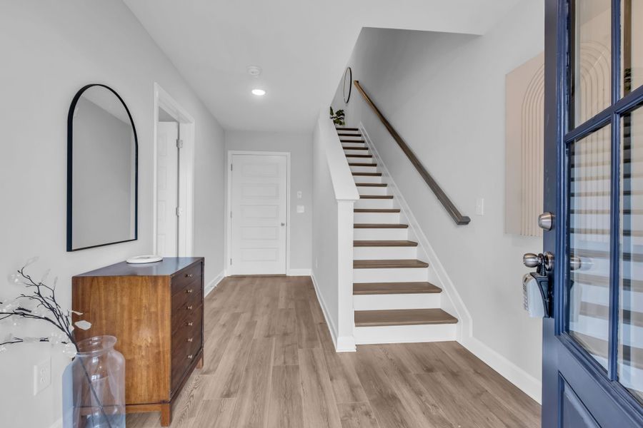 Welcoming Entryway in The Harrington Townhome