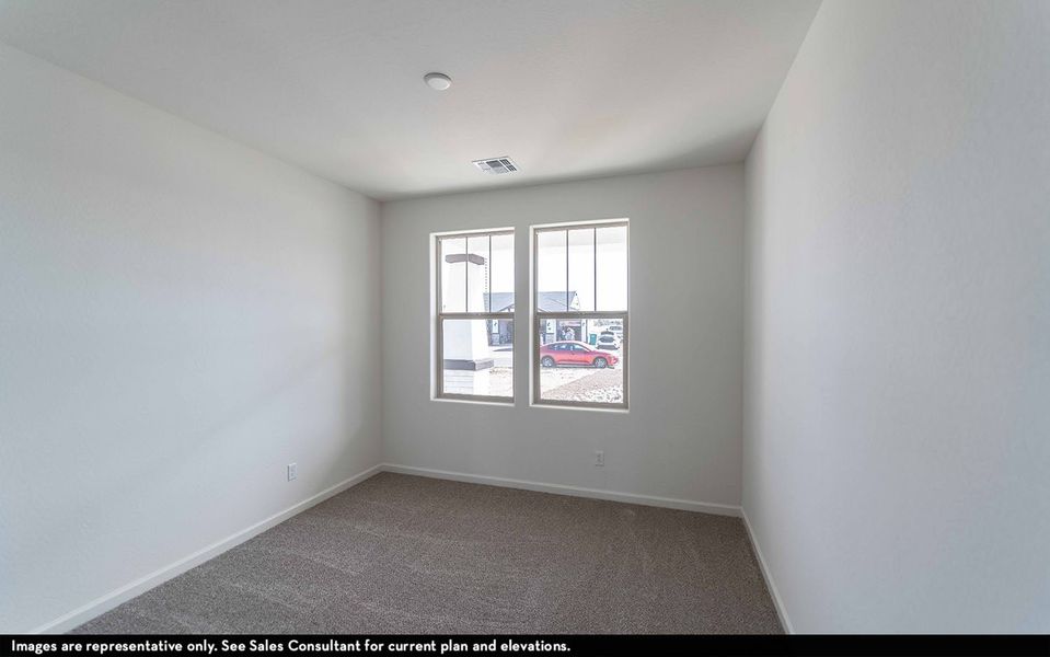 Representative unfurnished interior of a home built from the The Meadow by CastleRock Communities in Heritage Pointe, Chino Valley (Image 10). Representative unfurnished interior of a home built from the The Meadow by CastleRock Communities in Heritage Pointe, Chino Valley (Image 10).