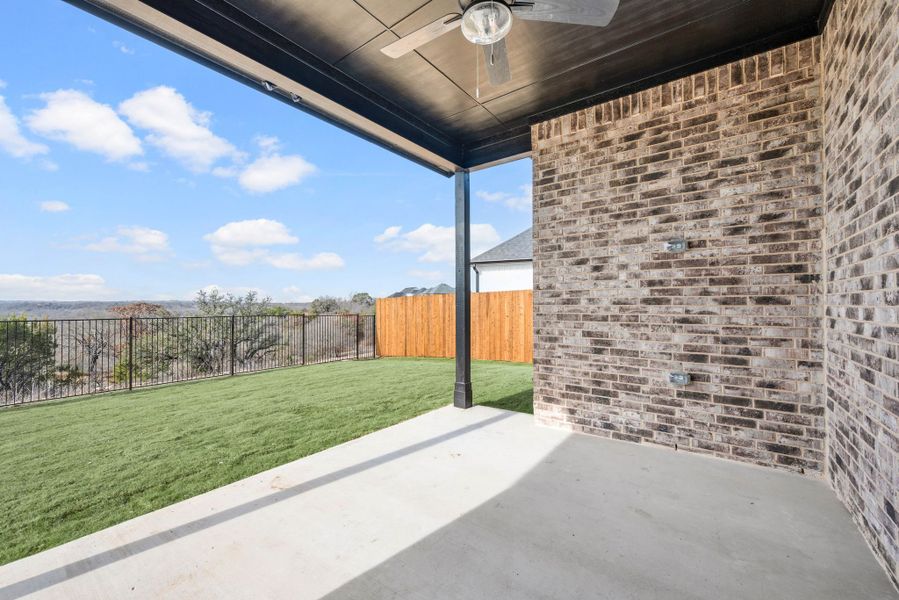 Representative exterior details of a home built from the Ashley by Our Country Homes in Parks of Aledo, Aledo (Image 3).