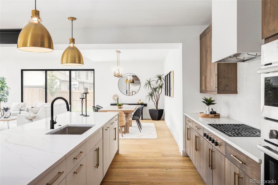 Furnished interior view inside a new home in , Denver (Image 12).