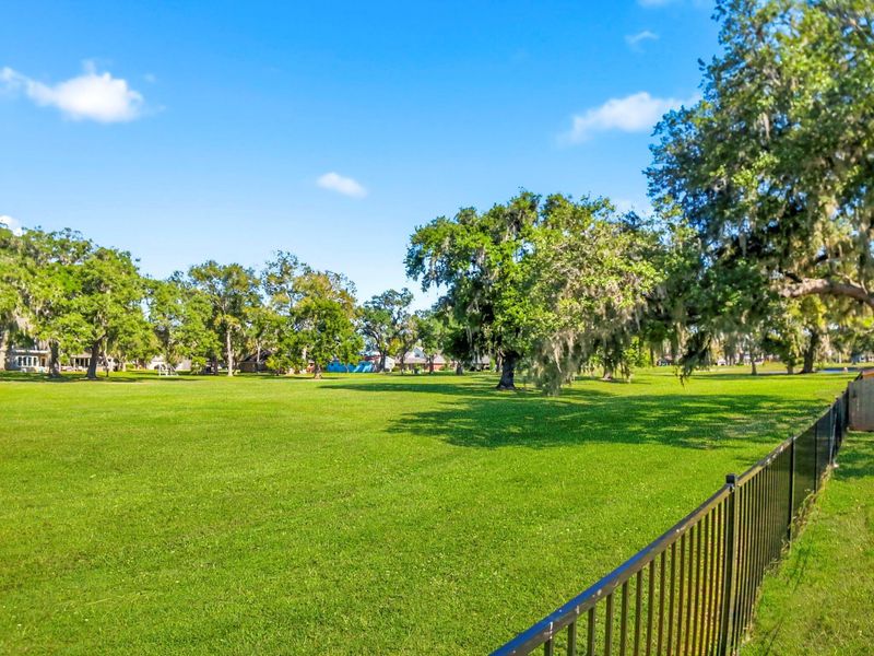 Step into your backyard paradise with this breathtaking view of the Columbia Lakes Golf Course! The lush green fairway, framed by mature trees and natural landscaping, creates a peaceful and scenic setting. Enjoy your morning coffee or evening sunsets while watching golfers pass by—offering the perfect blend of privacy, beauty, and resort-style tranquility right at home.
