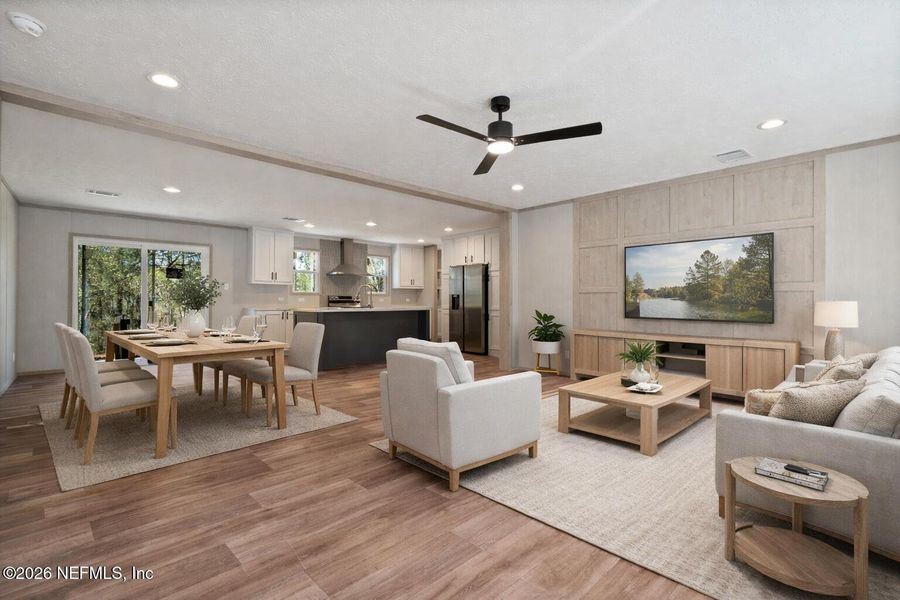 Furnished interior view inside a new home in , Keystone Heights (Image 27).
