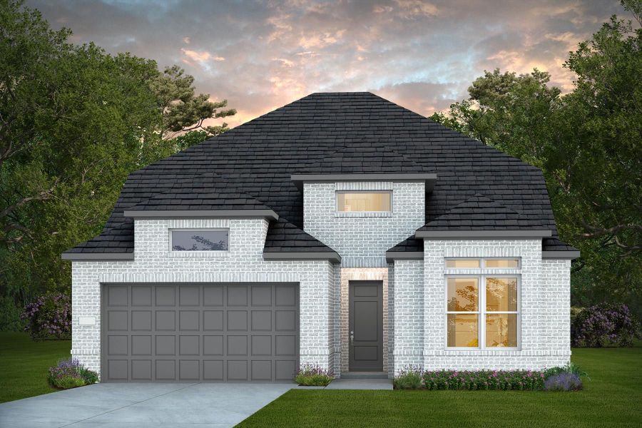 Representative exterior photo of a completed home built from the Farwell by Pulte Homes in West Cypress Hills, Spicewood, TX (Image 2). Representative exterior photo of a completed home built from the Farwell by Pulte Homes in West Cypress Hills, Spicewood, TX (Image 2).