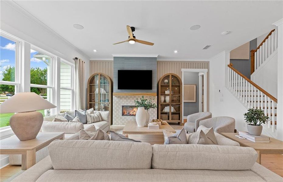 Furnished interior view inside a new home in Ashworth Estates, Powder Springs (Image 9).